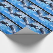 シャチ ラッピングペーパー (角)