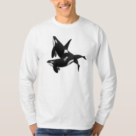 シャチ 長袖Tシャツ Tシャツ