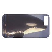 シャチ(Orcinus orca)のスパイホップ、近くで Case-Mate iPhoneケース (裏面(横))