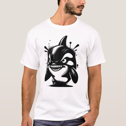 シャチ Tシャツ (正面)