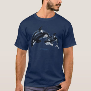 シャチ- Tシャツ