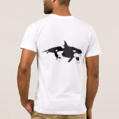 シャチ Tシャツ (裏面)