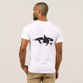 シャチ Tシャツ (裏面フル)