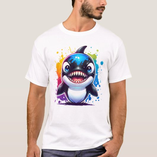 シャチ Tシャツ (正面)