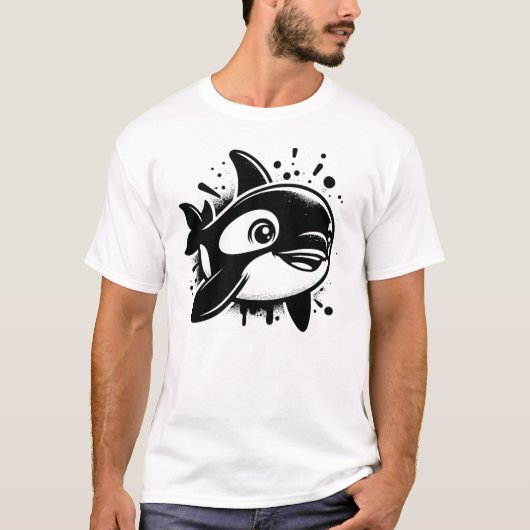 シャチ Tシャツ (正面)