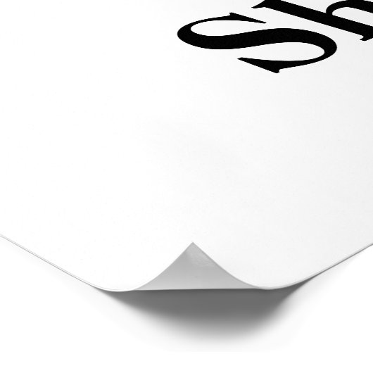 シャックはハムおもしろいラジオのシャックポスター ポスター (角)