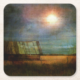 シャックオンプレーリーコーナー スクエアペーパーコースター