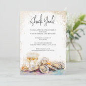 シャックモダンイー夏オイスターローストパーティーパステル 招待状 (スタンド正面)