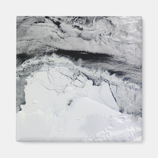 シャックルトンアイスシェルフ、南極 マグネット (正面)