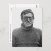 シャックレトニン南極ニンロッド写真と引用文 ポストカード (正面/裏面)