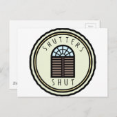 シャッターを閉めろ！ ポストカード (正面/裏面)
