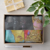 シャッタークイーン抽象芸術アートウィメンズ歴史月間 薄葉紙 (ギフト)