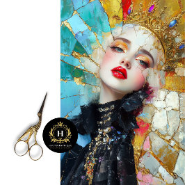 シャッタークイーン抽象芸術アートウィメンズ歴史月間 薄葉紙