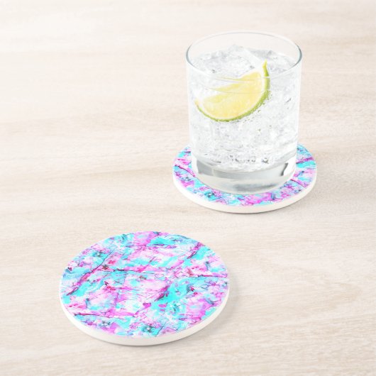 シャッターブロッサムAカラフルライトデザイン コースター (側面)