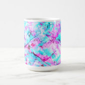 シャッターブロッサムAカラフルライトデザイン コーヒーマグカップ (中央)