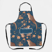 シャッターレトロカラフルパタパーソナライズされたーン エプロン (正面)