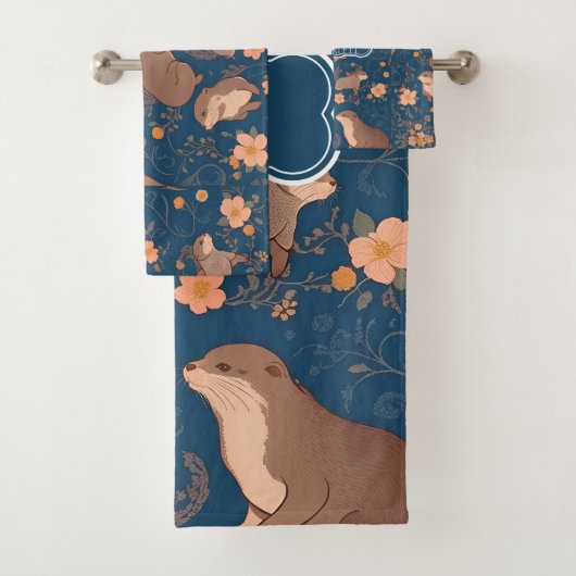 シャッターレトロカラフルパタパーソナライズされたーン バスタオルセット (インサイチュ)