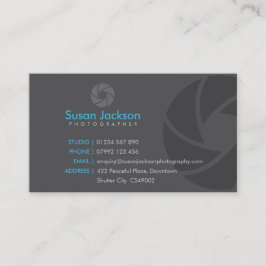 シャッターロゴの写真撮影の名刺 名刺