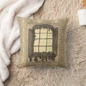 シャッター付きウィンドウSEPIA クッション (ブランケット)