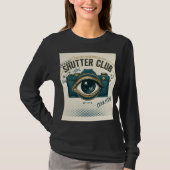 シャッター・クラブ・カメラ 長袖Tシャツ Tシャツ (正面)