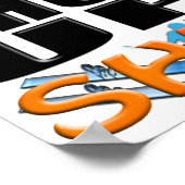 シャットアップしてシャード(雪スキー) ポスター (角)