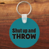 シャットアップとスローショットDiscus Javelin Keychain キーホルダー (正面)