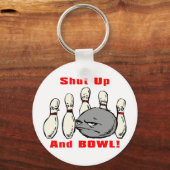 シャットアップアンドボウル キーホルダー (正面)