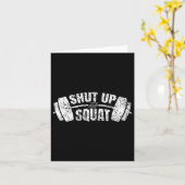 シャットアップスクアットトレーニングフィットネスジムトレーニング1 カード (黄色い花)