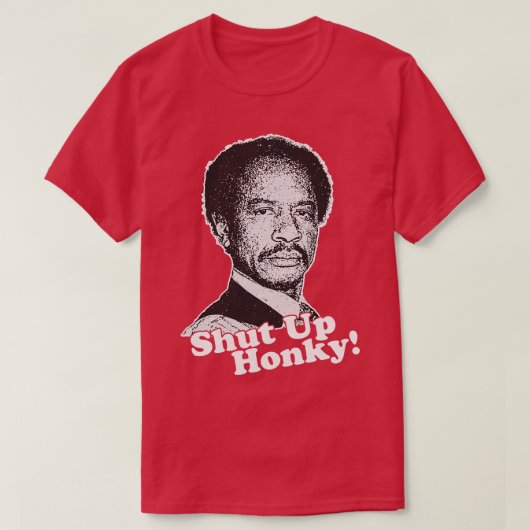 シャットアップホーンキークルーネックのスウェットシャツ Tシャツ (デザイン正面)