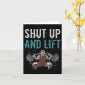 シャットアップリフトジやる気を起こさせるム引用文フィットネスGy カード (黄色い花)