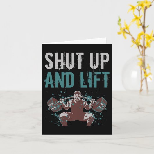 シャットアップリフトジやる気を起こさせるム引用文フィットネスGy カード (黄色い花)