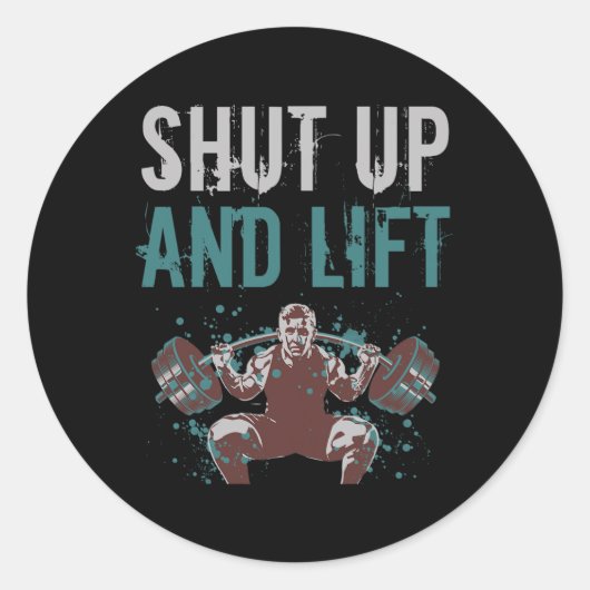 シャットアップリフトジやる気を起こさせるム引用文フィットネスGy ラウンドシール (正面)