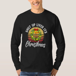 シャットアップレバードリンクレトロサンセットヴィンテージキリスト Tシャツ