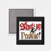 シャットアップ&パドルマグネット マグネット (正面/裏面)
