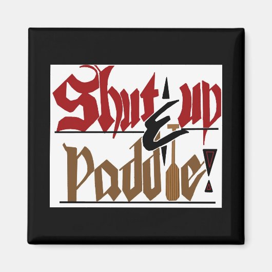 シャットアップ&パドルマグネット マグネット (正面)
