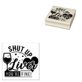 シャットアップ・リバーの名言 ラバースタンプ (押印)