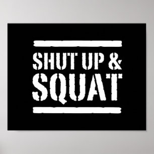 シャットダウンとスクワット ポスター