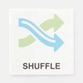 シャッフルアイコン スタンダードランチョンナプキン (正面)