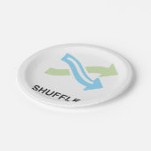 シャッフルアイコン ペーパープレート (アングル)