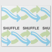 シャッフルアイコン ラッピングペーパー (フラット)