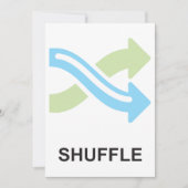 シャッフルアイコン 招待状 (正面)