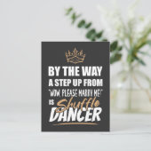 シャッフルダンサーは究極の魅力。おもしろい贈与 ポストカード (スタンド正面)