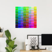 シャッフルパレット（ランク付け） ポスター (ホームオフィス)