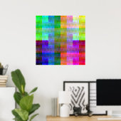 シャッフルパレット(反転) ポスター (ホームオフィス)