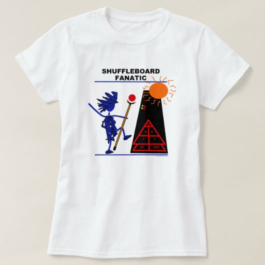 シャッフルボードファナティックTシャツ Tシャツ (デザイン正面)