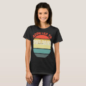シャッフルボード中毒のシャッフルボード Tシャツ (正面フル)