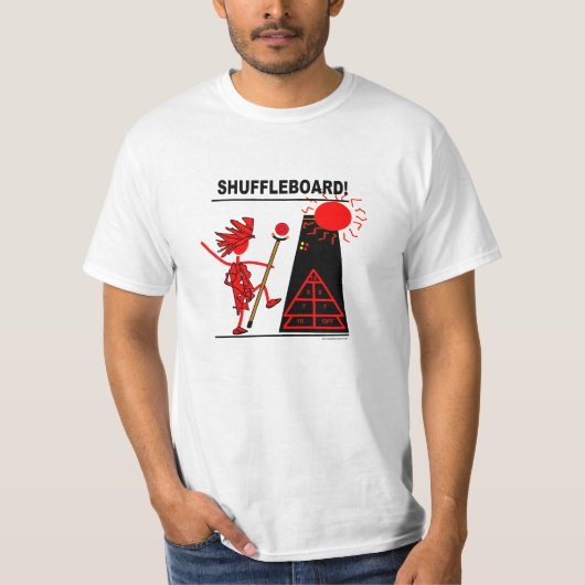 シャッフルボード！ Tシャツ (正面)