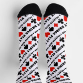 シャッ遊パーマインド用のブリッジ4枚のカードスーツ ソックス (上部)