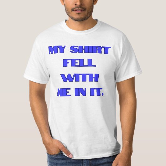 シャツが一緒に落ちた Tシャツ (正面)