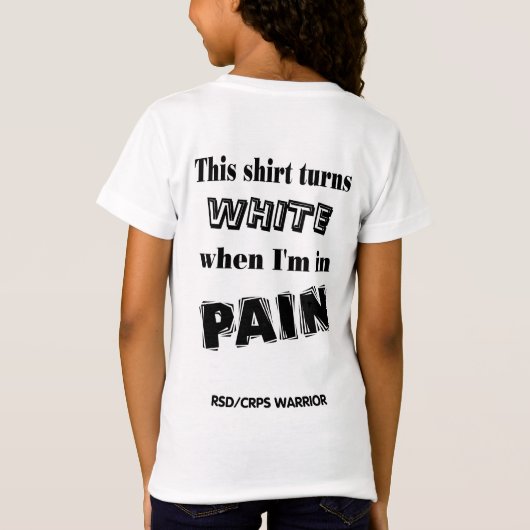 シャツが白く痛む…RSD/CRPS Tシャツ (裏面)